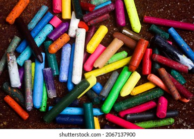 Broken Crayons Stock Images Crayons Colour