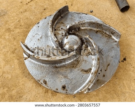 Broken and Dirty Impeller Pump
