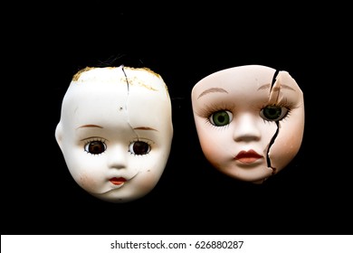 creepy broken doll