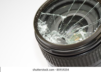 Broken DSLR Camera Lens