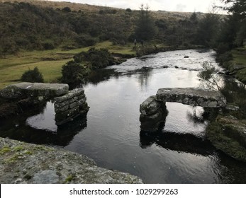 A Broken Foot Bridge, Bellever Woods, Dartmoor National Park