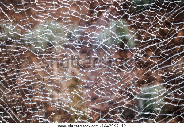 Broken glass for abstract\
background