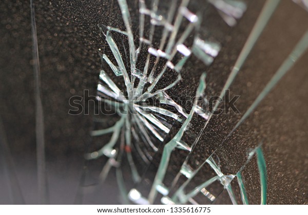 Broken glass. Abstract texture\
