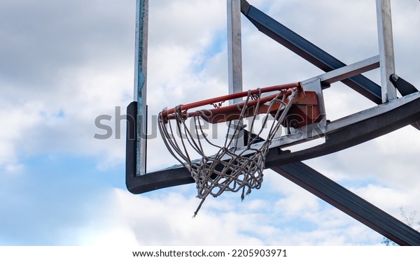 Broken Glass Backboard Broken Hoop On Stock Photo 2205903971 | Shutterstock