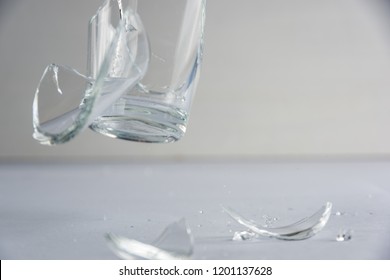 Broken Glass Flying Pieces Glass Stock Photo 1201137628 | Shutterstock