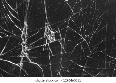 Cracked Glass On Transparent Background Broken Stock Vector (Royalty ...