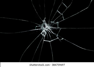 Broken glass on black background ,texture backdrop object design  - Shutterstock ID 384759697