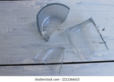 Broken Glass On The Table

