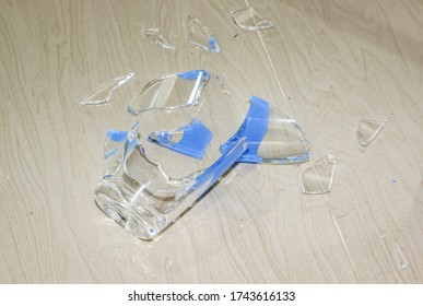 Broken Glass On Tile Floor House Stock Photo 1743616133 | Shutterstock