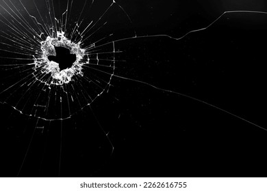 Broken Glass Overlay Photo Effect. Photo overlay with Shattered, Damaged, Cracked Surface Effect. Sharp Lines on Clear Glass. Abstract Background for Design, Art, Photography. Grunge Image Filter. - Shutterstock ID 2262616755