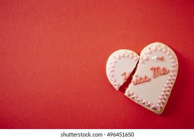 Broken Heart Cookie