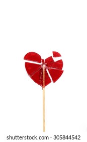 Broken Heart Lollipop Sweet