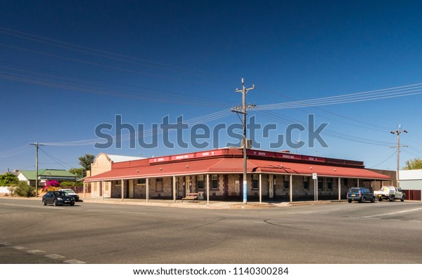 BROKEN\
HILL, NEW SOUTH WALES, AUSTRALIA, MARCH 2018 - South Hotel in the\
city of Broken Hill, New South Wales,\
Australia