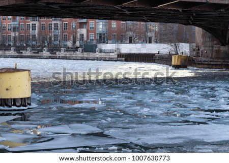 Similar – Hamburger Hafen im Winter