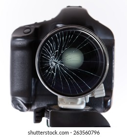 Broken Lens On Camera Stock Photo 263560796 | Shutterstock