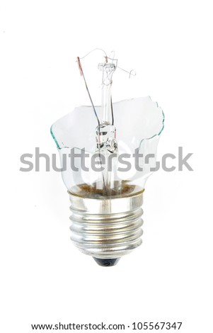 The broken light bulb