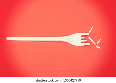 Broken Plastic Fork