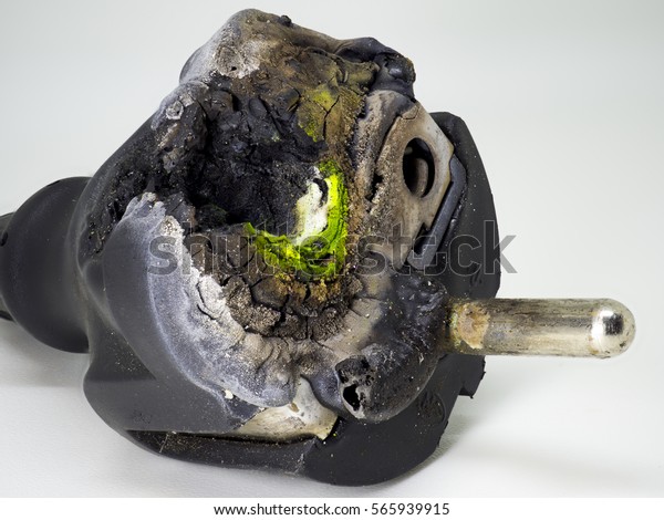 Broken Plug Closeup Electrical Failure Wire Stock Photo 565939915 ...