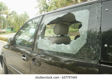 Broken Rear Glass In The Car, Accident Risk