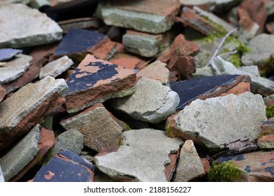 Broken Rubble Terra Cotta Tile