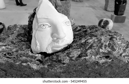 Broken sculpture