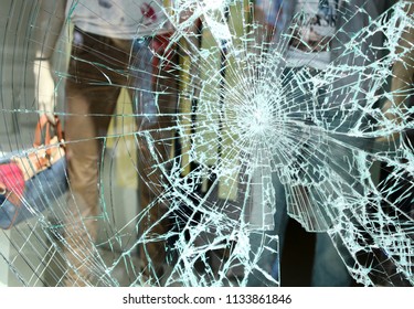 Broken Shop Window