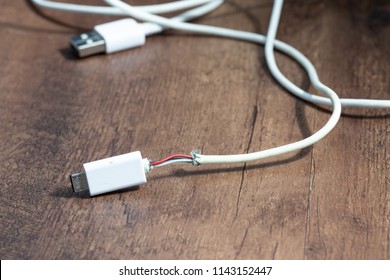 Broken Smartphone Wire