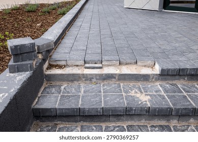 Broken Steps and Ongoing Repair Work Presenting Hazardous Conditions for Pedestrians