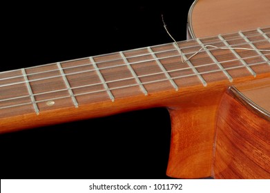 Broken String On A Classical Guitar