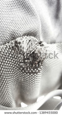 the broken surface at the buttom of the bag