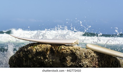 Broken Surfboard