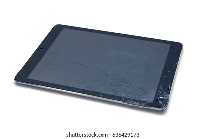 Broken Tablet. Broken Screen