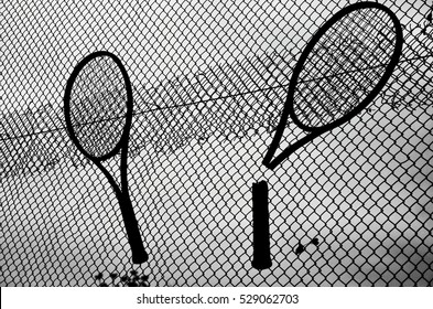 Broken Tennis Racket