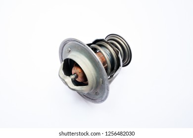 Broken Thermostat Of The Car On An Isolated White Background
