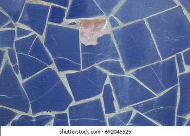 Broken tile