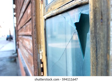 Broken window