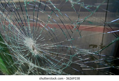 Broken Window Background Cracked Glass Stock Photo 36269158 | Shutterstock