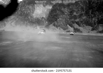 Bromo, Circa 2015 - Photo From The Back Of A 4x4 Jeep As It Crosses The 