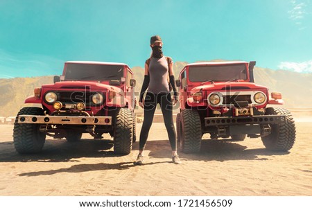 Bromo volcano jeep adventure, Java island, Indonesia