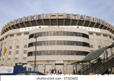 BRONC, NY - APRIL 08: Old Yankee Stadium Just Before It Was Torn Down On April 08, 2009 In Bronx, NY.