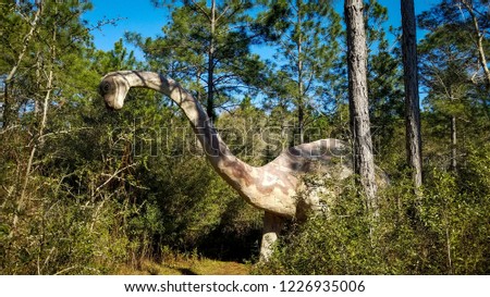 Brontosaurus in the trees