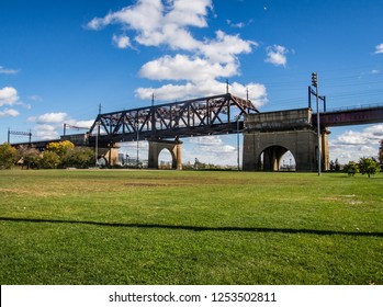 Bronx Kill Bridge In New York