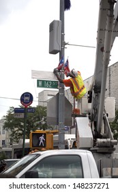 BRONX, NEW YORK - JULY 27: City Sign Erected In Honor Of Legendary Cuatro Player Yomo Toro. Taken Day Of It's Unveiling July 27, 2013 At Yomo Toro Place, Ogden Avenue, In New York.