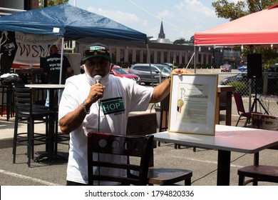 Bronx, New York/USA- 08-10-2020:The 2nd Annual Bronx Hip-Hop Day By Hip Hop Blvd