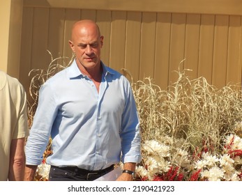 Bronx, NY - August 15, 2022: Christopher Meloni On The Set Of Law And Order Organized Crime