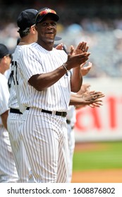 BRONX, NY - JUN 26: Former New York Yankees Outfielder Darryl Strawberry During The New York Yankees 65th Old Timers Day Game On June 26, 2011 At Yankee Stadium.