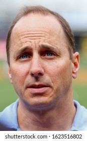 BRONX, NY - JUN 9: New York Yankees General Manager Brian Cashman Before The Game Against The New York Mets On June 9, 2012 At Yankee Stadium. 