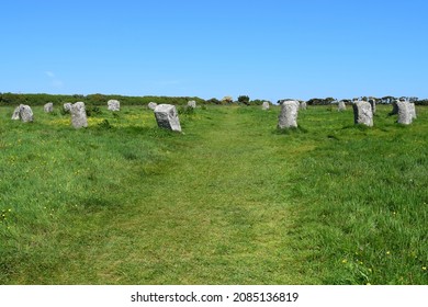 Bronze Age Stone Circle In Cornwall, UK