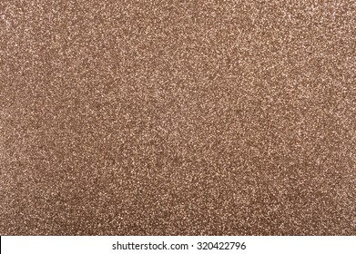 Bronze Background With Metallic Glitter Texture In Full Frame