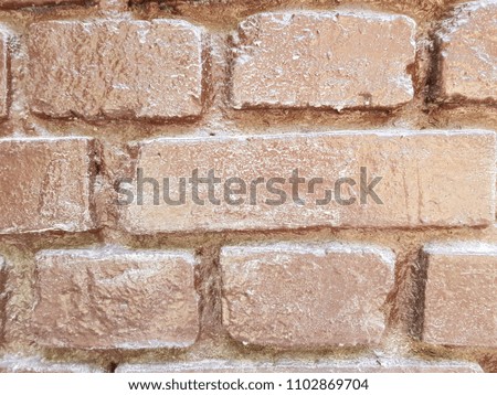 bronze brick wall. Bronze brick wall background